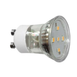 Λάμπα led GU10 2W 230V 6200k ψυχρό λευκό φως δέσμης 105° 220 lumen Ø35mm