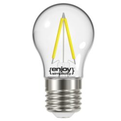 LED FILLAMENT CLEAR P45-2 2.6W θερμό λευκό EL822453