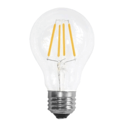 Λάμπα led filament E27 4W 2700k τύπου αχλάδι A60, E27-00615