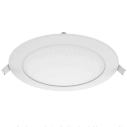 Led panel EL191314 λευκό στρογγυλό χωνευτό 12W 230V 4000k