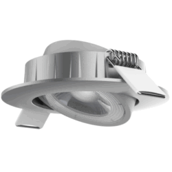 Led spot EL191633 ασημί στρογγυλό Ø80 4W 230V 3000k με ρυθμιζόμενη κλίση