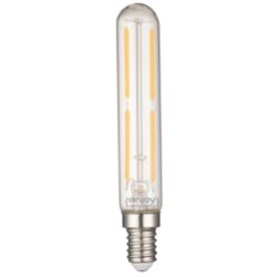 Λάμπα led fillament T20-4 σωλήνας Ε14 4W θερμό λευκό φως ντιμαριζόμενη EL827905