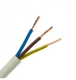 ΚΑΛΩΔΙΟ ΕΥΚΑΜΠΤΟ NYMHY 3x1.5mm2 H05VV-F ΛΕΥΚΟ NEXANS