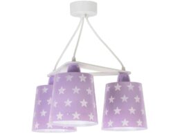 Stars Lilac κρεμαστό τρίφωτο οροφής 81214 L