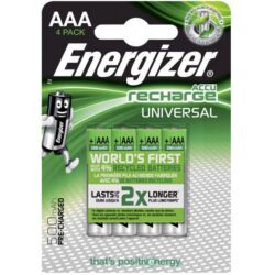 Επαναφορτιζόμενη μπαταρία ENERGIZER AAA-HR03/500MAH/4TEM UNIVERSAL FO16555