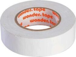 Μονωτική Ταινία PVC Στενή σε Λευκό Χρώμα Wonder 19mm x 20mm 17076-018138