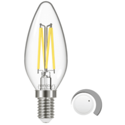 Λαμπτήρας LED Filament Clear B35 4.5W E14 σε θερμό φως 2700K 450LM EL822910