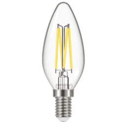 Led filament clera 6W E14 σε φυσικό λευκό φως 4000K EL822825